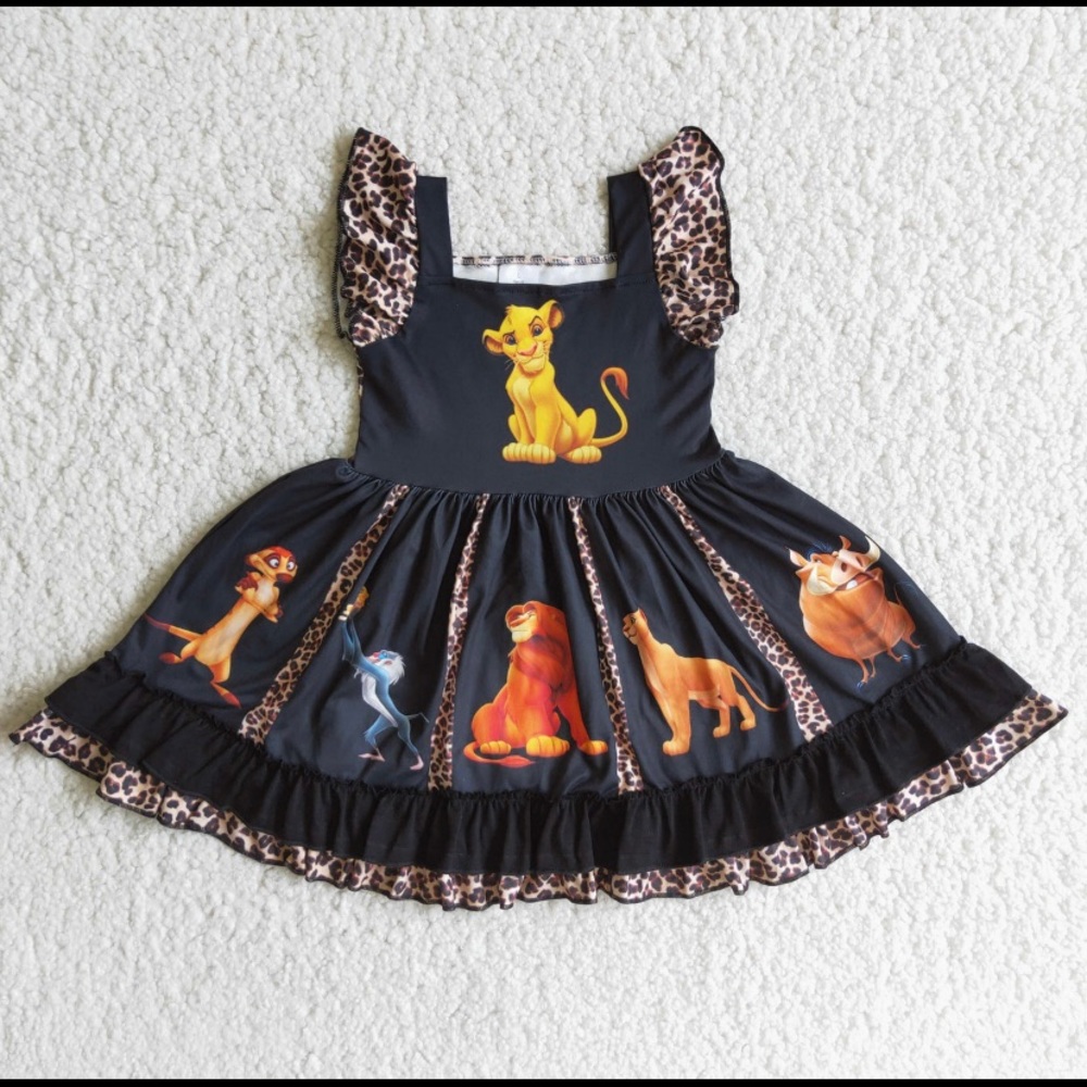Girls Lion king twirl dress